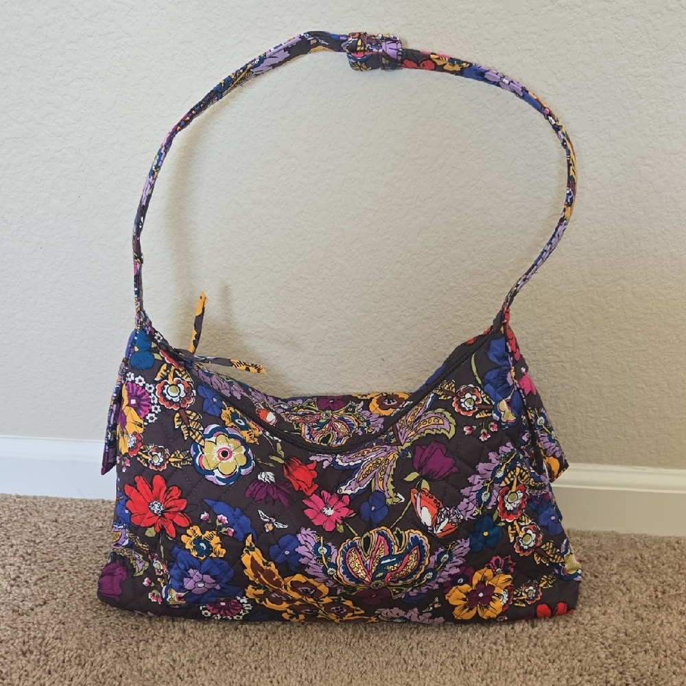 Vera Bradley Marcelle Shoulder Bag-Colorful Bouquet